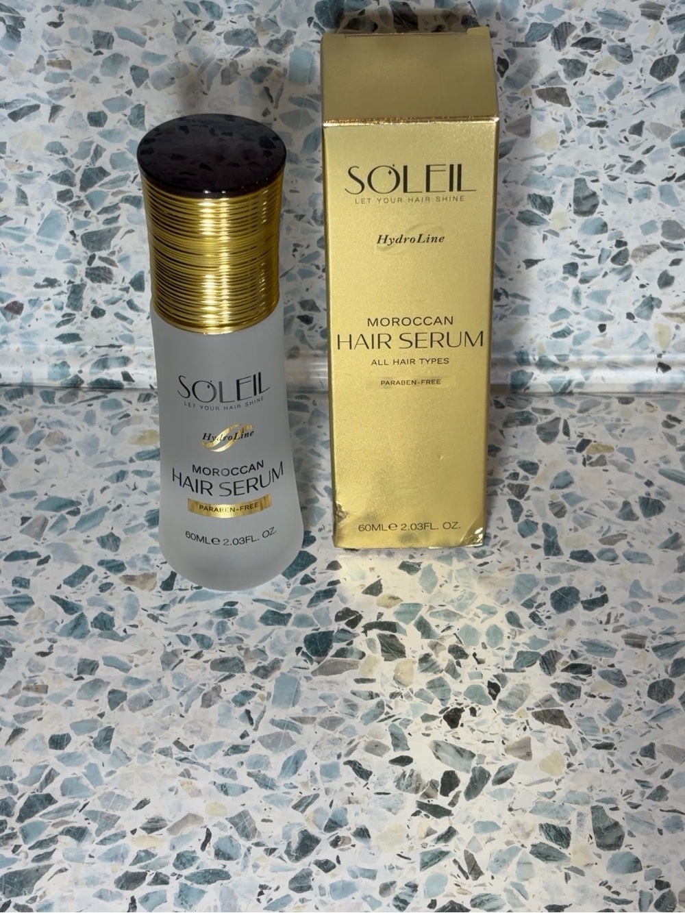 SOLEIL Moroccan Hair Serum — Gold - Picture 3 of 3